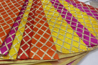 LAMANSH Multi Envelope Multicolor / Silk Fabric / 10 LAMANSH® Suit Sari bags|Saree Cover|Cloth Organiser|Bridal Trousseau Indian Asian Pakistani Bangladeshi Wedding Traditions|Punjabi wedding
