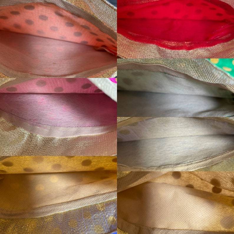 LAMANSH Multicolor / Cotton / Standard LAMANSH® Pack of 10 Drawstring Bags for Wedding Favors Bhaji Bags First Lohri Twins Lohri Mehendi Dholki Eidi Gift Bags.