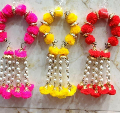 LAMANSH ® Multicolor / Free Size / 50 pc LAMANSH® Pack of 50 Sangeet Mehndi Indian Wedding Bracelets Assorted colours Mehendi / Punjabi Wedding Mehndi Favors Gifts