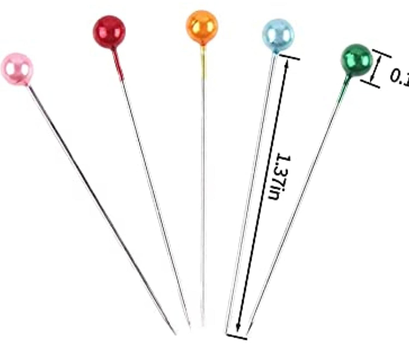 LAMANSH Multicolor / Steel / 480pcs Pins set LAMANSH® Multicolored Steel Head Pins for Tailoring and Dress Making, Patch work Hijab and Scarf Pins etc

( Pack of 480 )