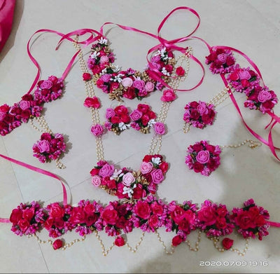 Flower Kamarbandh Jewellery Set For Baby Shower 
