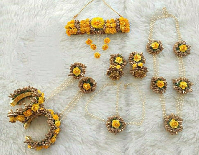Flower Jewellery Set Necklace with choker Set 