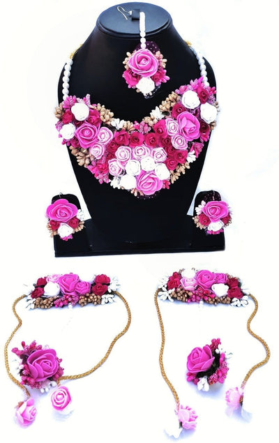 New Jaipur Handicraft Flower Jewelry Set - Lamansh