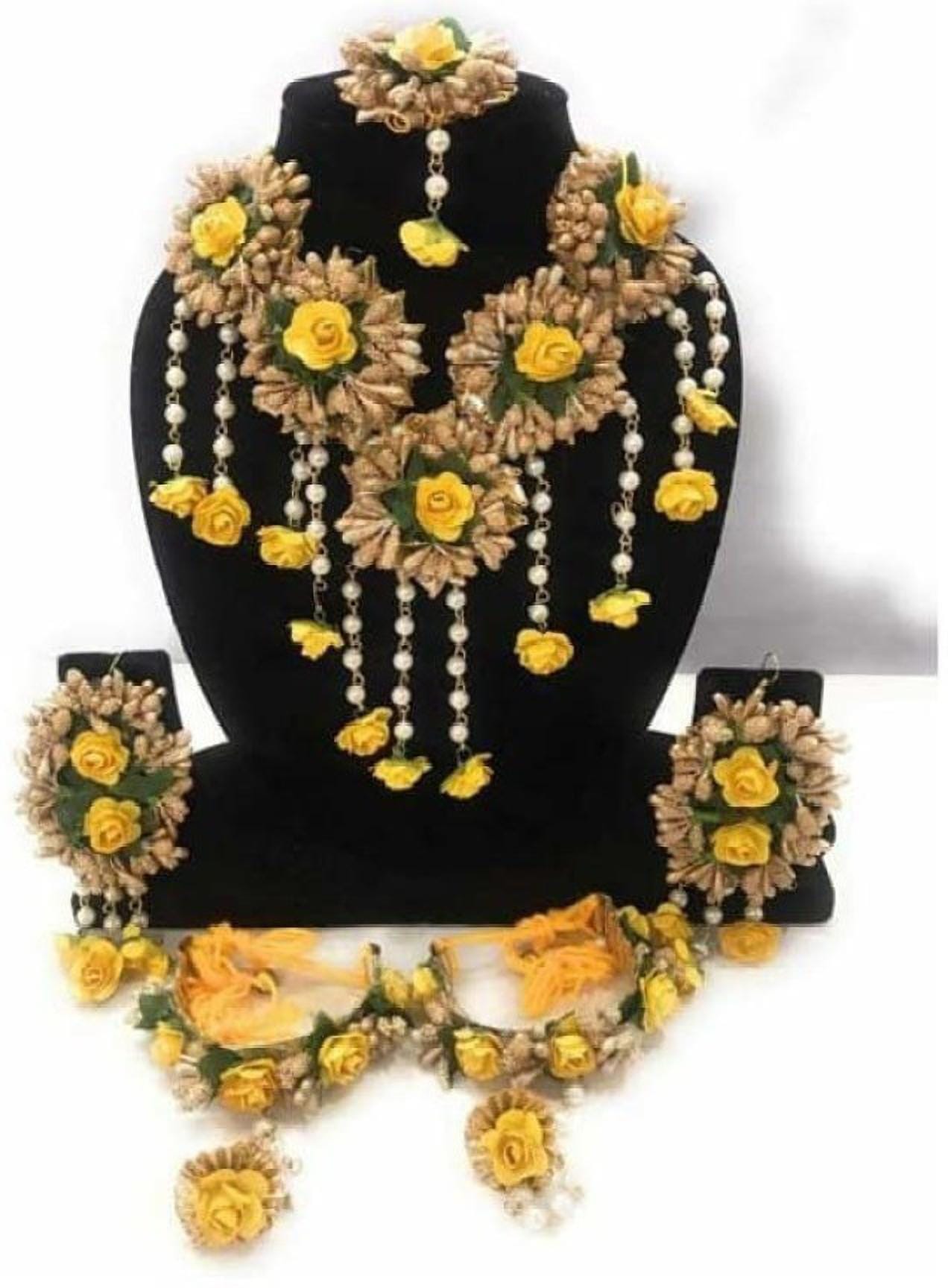 New Jaipur Handicraft Floral Jewellery Set - Lamansh