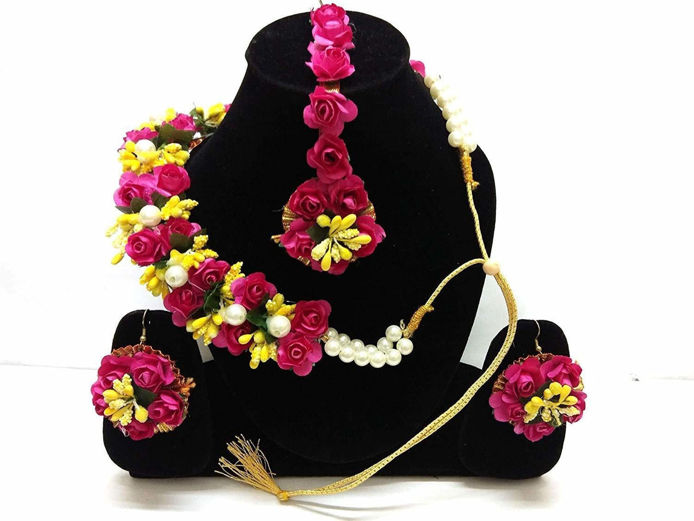 Lamansh Bridal Flower Jewellery set - Lamansh