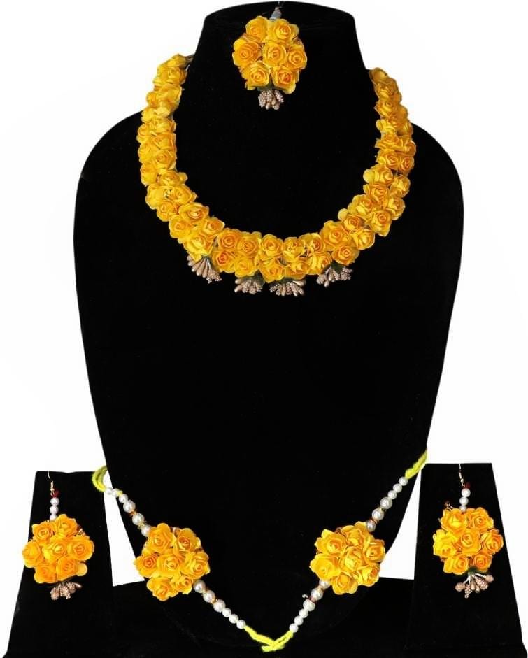 Lamansh Flower Jewellery Set - Lamansh