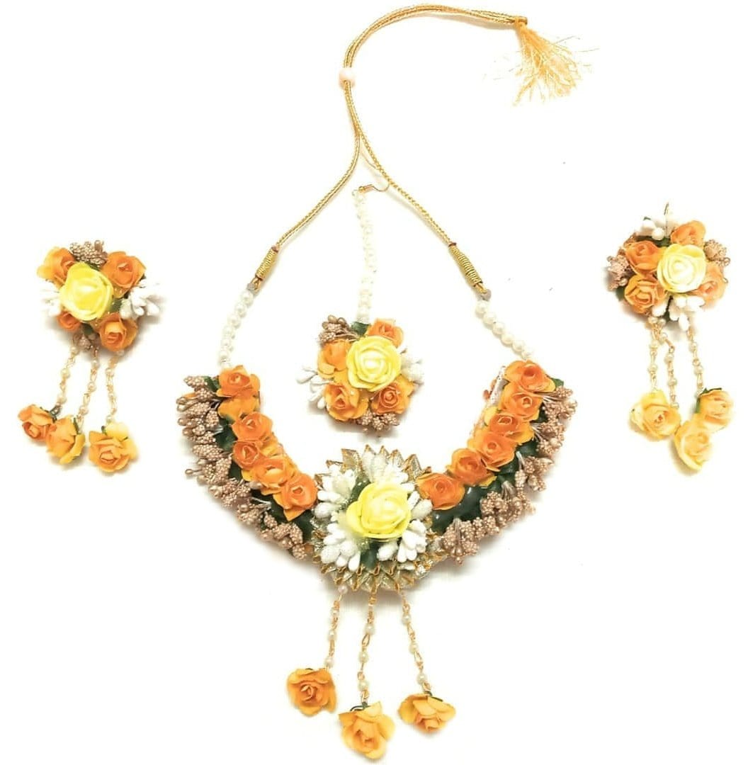 Lamansh  Floral Jewellery Set - Lamansh