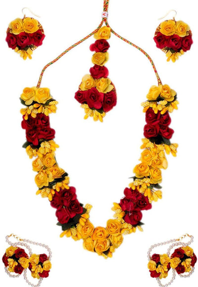 Lamansh Bridal Flower Jewellery set - Lamansh