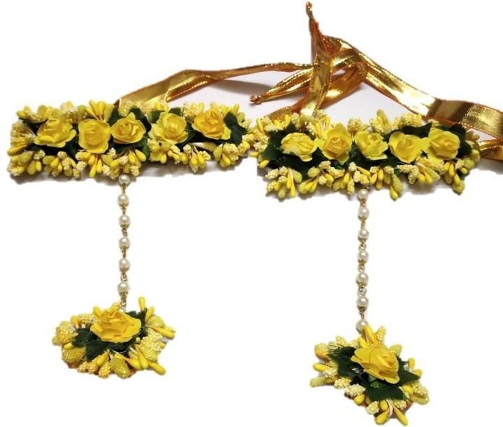 New Jaipur Handicraft Flower Jewellery Set - Lamansh