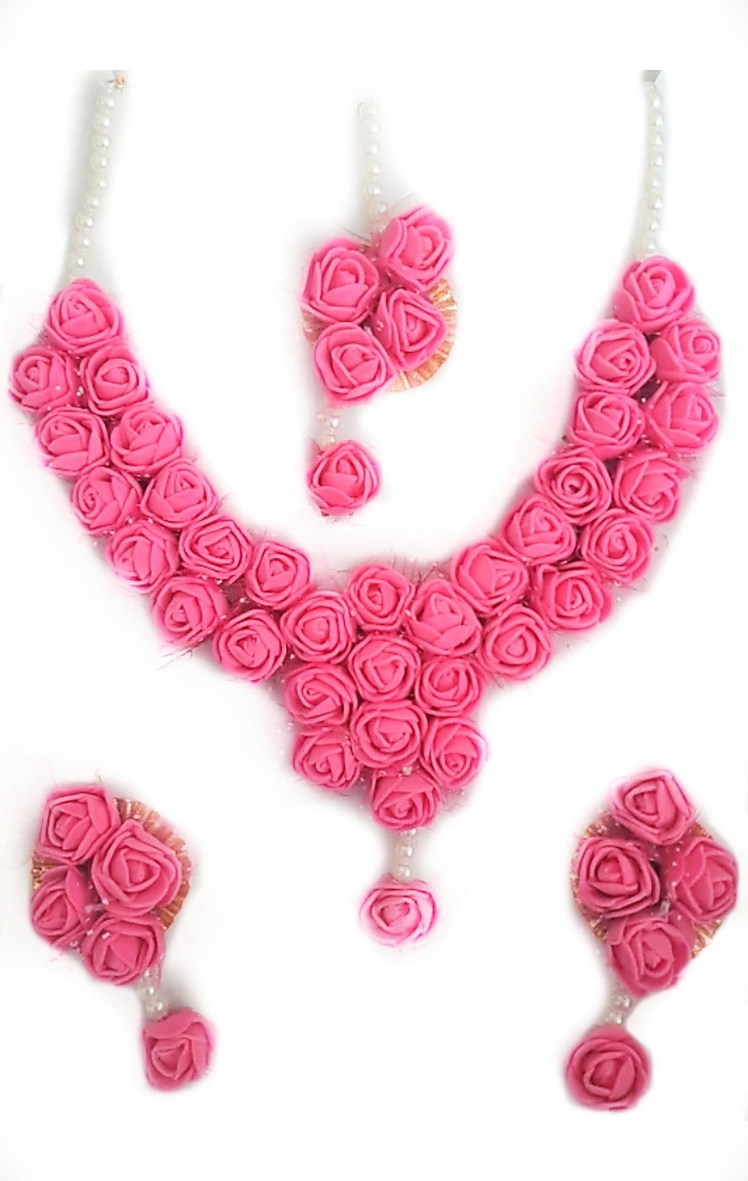 New Jaipur Handicraft  Artificial Flower Jewellery Set - Lamansh