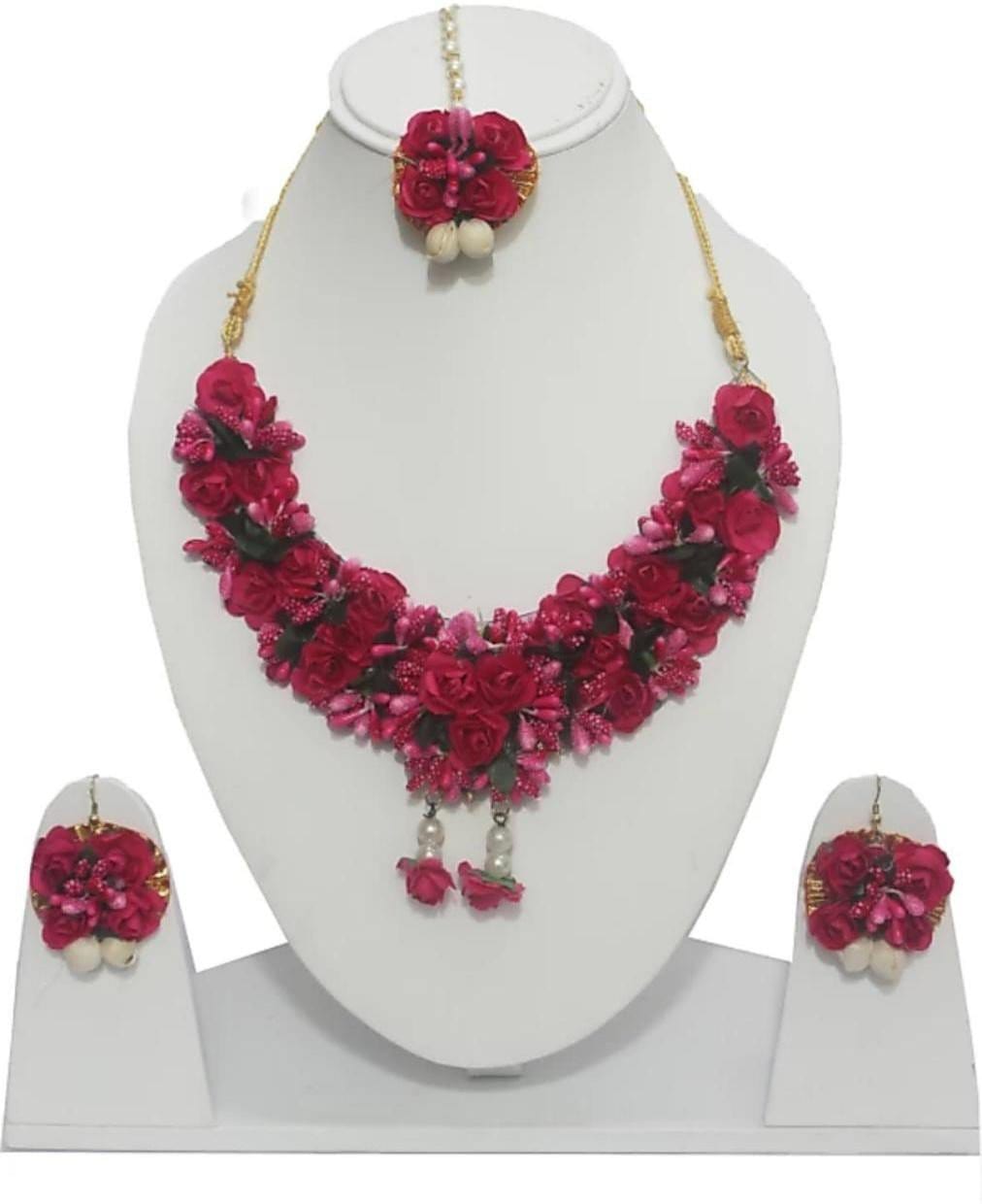 Floral jewellery set 