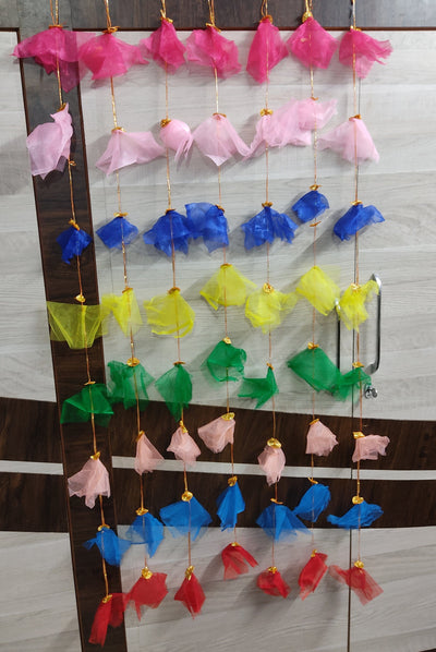Lamansh net hangings LAMANSH® 6 ft Decorative Gota Net Hangings for Festive season 🔥 for Wedding Backdrops/Haldi & Wedding Event Decoration