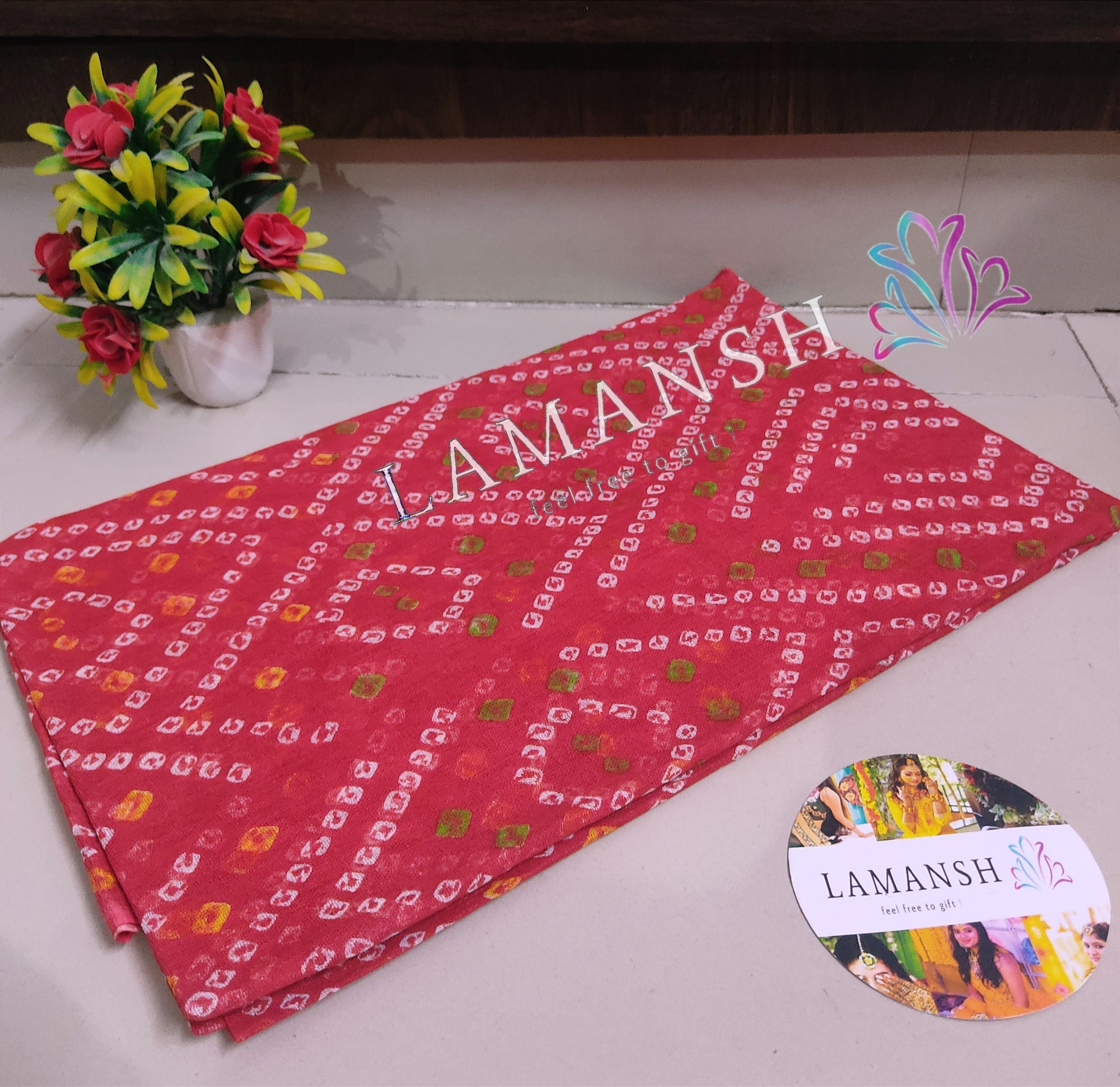LAMANSH® Red Chunri Safa Cloth for Barati's & Guests Welcome | Safa Ka ...
