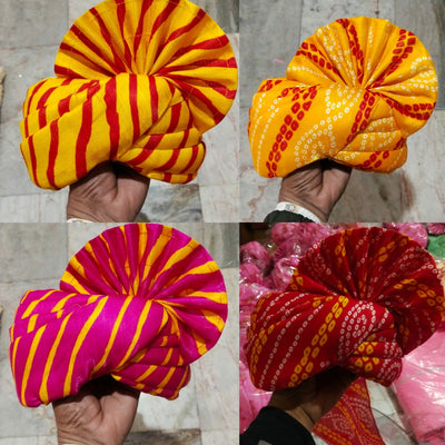 LAMANSH safa pagdi LAMANSH® 15 Pcs Wedding Turbans For Guests / Idol for Indian Weddings