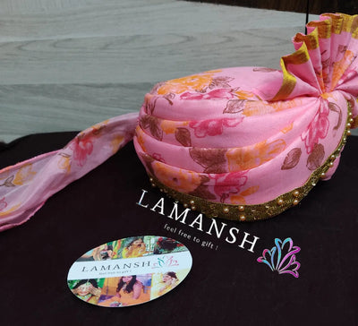 LAMANSH safa pagdi Pack of 1 LAMANSH Pack of 1 Designer Groom Readymade Safa Pagdi For wedding / Readymade wedding Turban