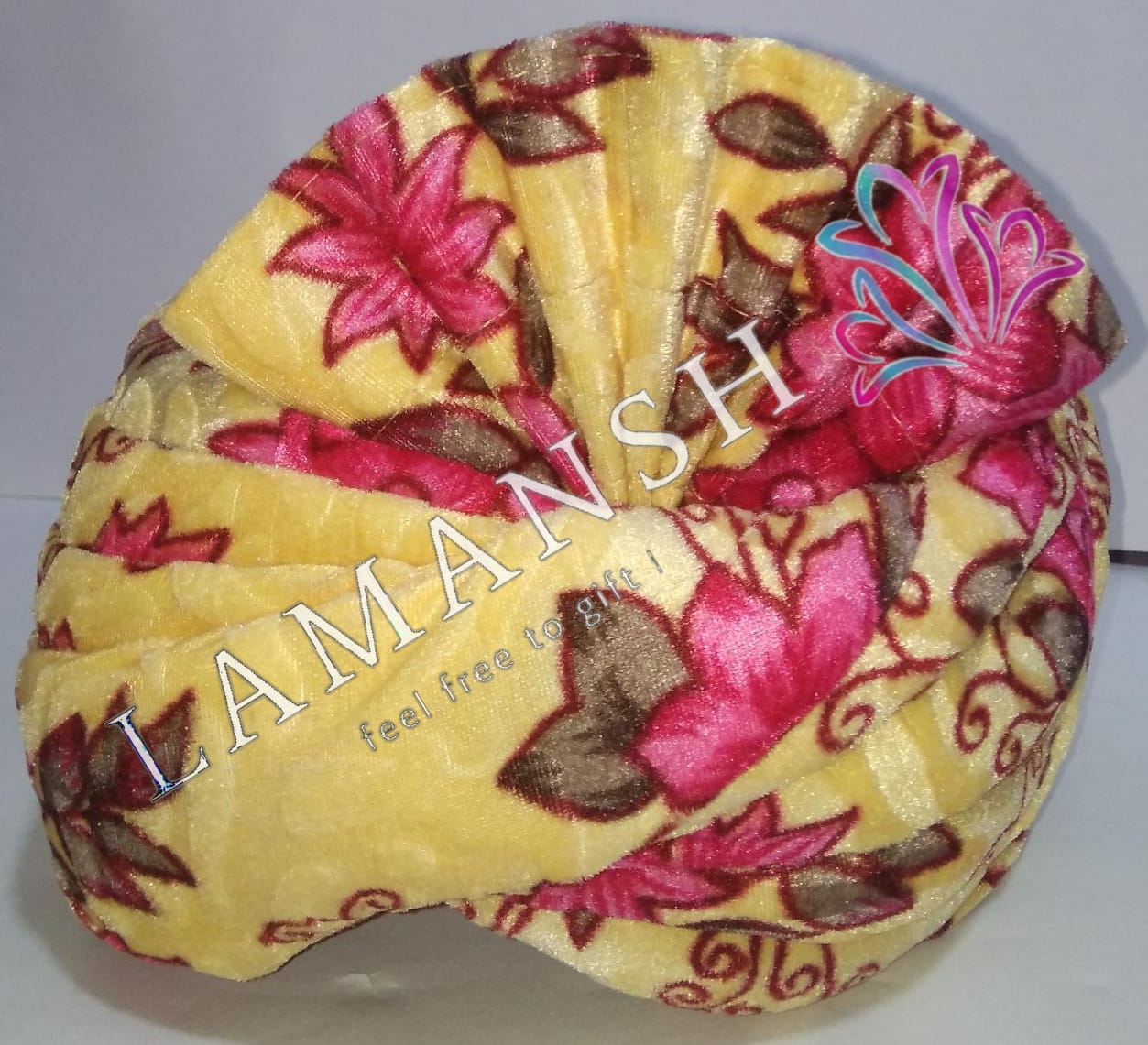 LAMANSH safa pagdi Pack of 10 LAMANSH Pack of 10 Safa Pagdi For wedding / Readymade Turban for Barati Guests