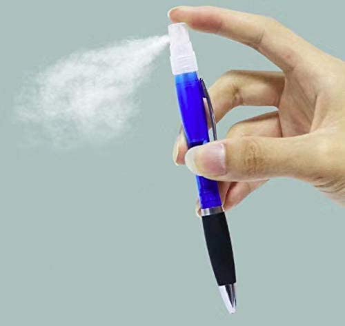 LAMANSH Sanitizer Pen Multicolor / Plastic / Standard LAMANSH® Sanitizer Sprayer Refillable Bottle Pen (2 pc )