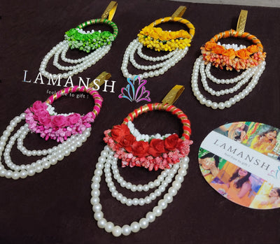 LAMANSH satka Multicolor / Artificial Flowers / 20 LAMANSH® Pack of 20 Floral Satka set For women / For giveaways/ Satka's for women guests saree satkas / Wedding Favours for Bridesmaid