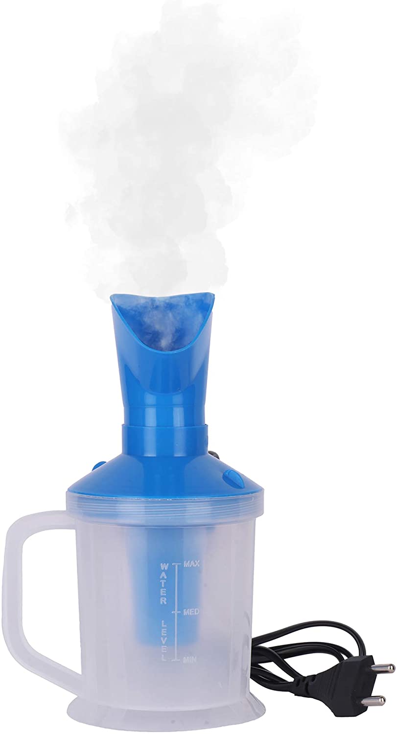 LAMANSH Steamer Vapororizer Blue / Standard Plastic / Standard LAMANSH 3 In 1 Steam Vaporizer, Nose and Cough Steamer, Nozzle Inhaler