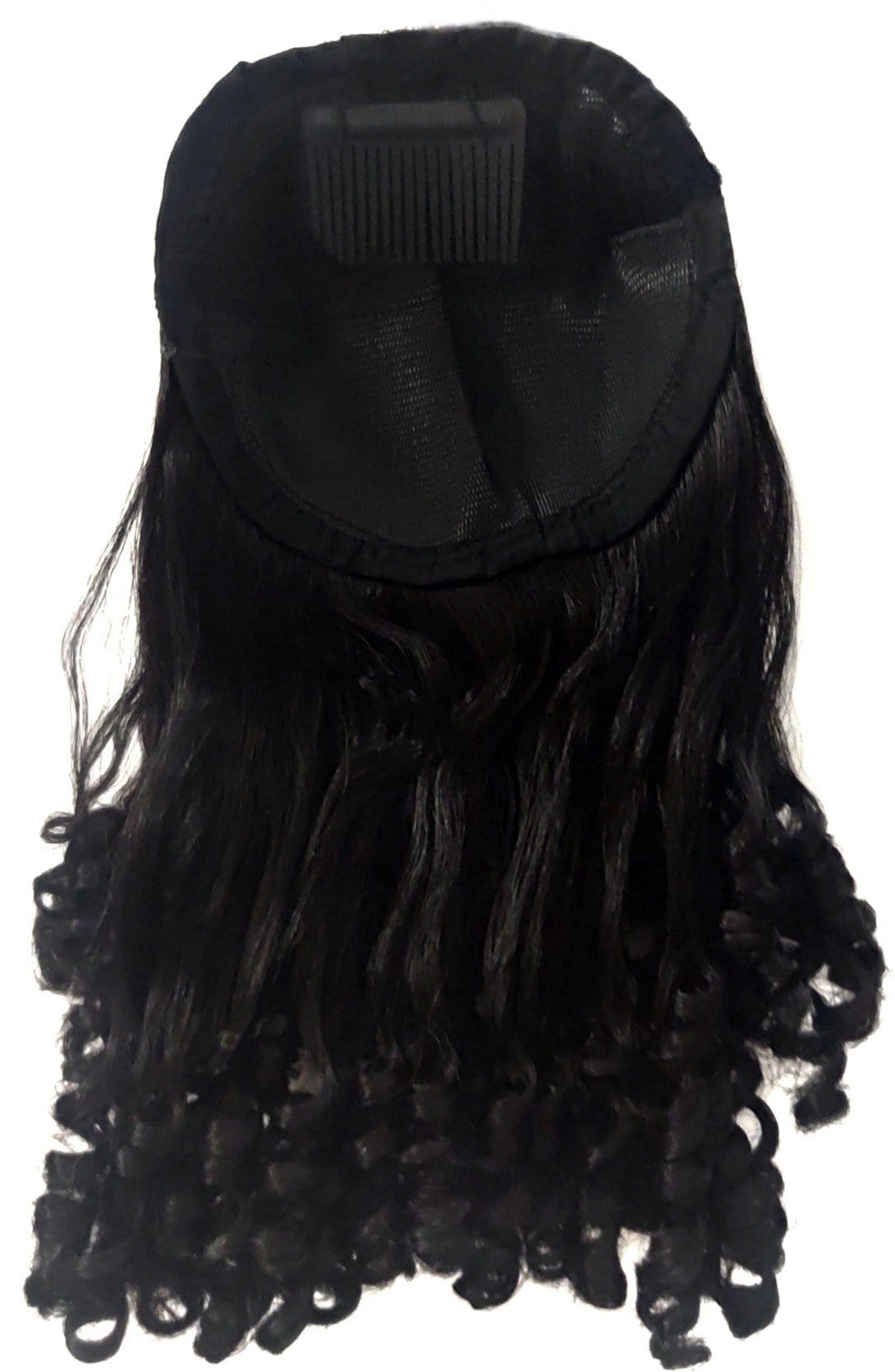 Lamansh Synthetic Hair Black / 24 inch / Curly Lamansh™ Black Curly Clip in Hair Extensions For Girls
