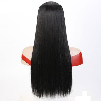 Lamansh™ Natural Black Straight Clip in Hair Extensions - Lamansh