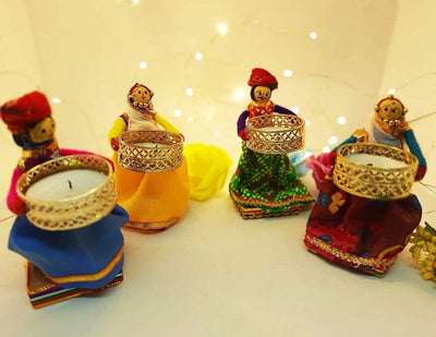Tea light Candle holder / puppets Candle Holder For Home Decor / Diwali Decor candle Holder