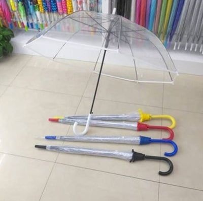 Lamansh umbrella White Transparent / PVC LAMANSH Pack of 20 PVC Transparent Umbrellas 🌂 for Modetn Party Parasol Wedding decor christmas festival decor