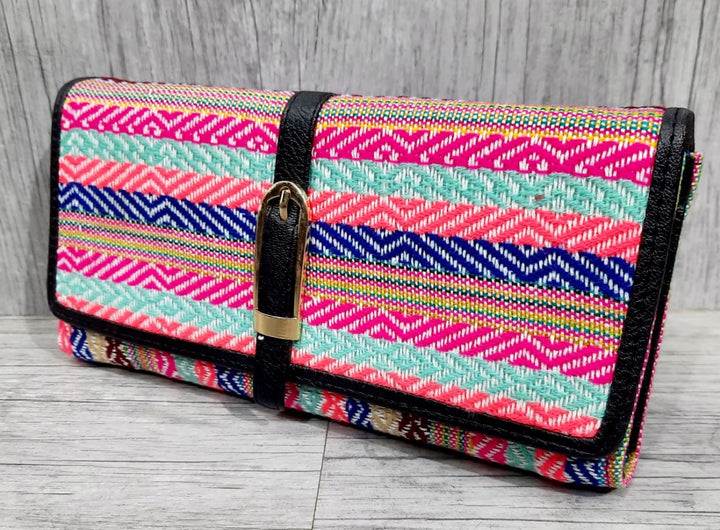 LAMANSH Heavy Quality Jacquard Fabric Ethnic Hand wallets