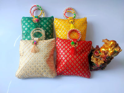 Rectangular Handmade Paper Wedding Return Gift Bags, Feature : Eco  Friendly, Pattern : Printed at Rs 350 / Bag in Surguja