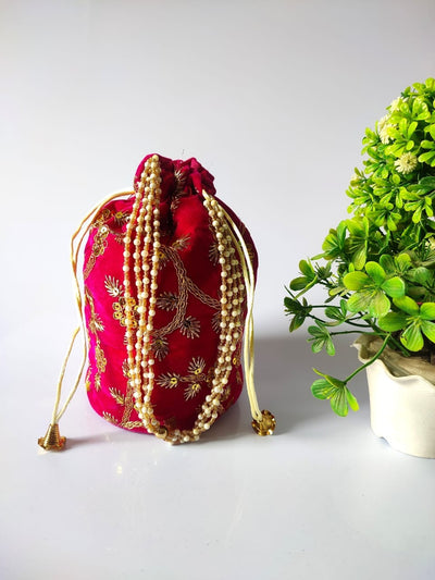 LAMANSH ® Women's Potli Bag LAMANSH® 9*5 inch Sequin work Designer Potli bags for Giveaways / Return Gifts 🎁 Favours for guests / Favours for wedding