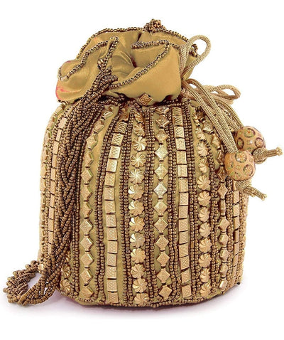 LAMANSH ® Women's Potli Bag LAMANSH Pack of 8 womens potli bags for wedding ; gifting