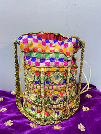 LAMANSH ® Women's Potli Bag LAMANSH Women's Potli Bag with Potli /womens potli bag for wedding;gifting