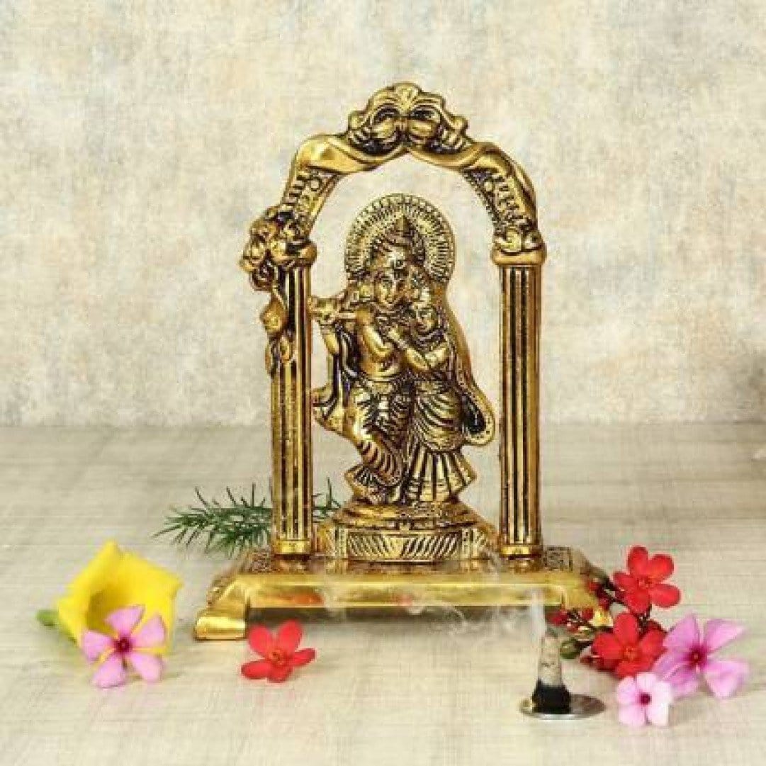 Buy Now Buy God Idol for Home - HK Radha Krishna Idol For Home/Office/Gift.  - Visit now for best prices and Offers