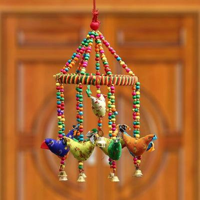 New Jaipur Handicraft Door 🚪 Hangings 💥 Toran Paper Mache New Jaipur Handicraft Cotton Door Hanging 🔔 Toran set Pack Of 1 / Hanging 🔔🎐 Toran Set / Toran set /  Decorative Hangings For Home 🏠