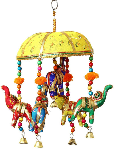 New Jaipur Handicraft Door 🚪 Hangings 💥 Toran Paper Mache New Jaipur Handicraft Door Hanging Toran set Pack Of 1 / Elephant 🐘 Toran set /  Decorative Hangings For Home