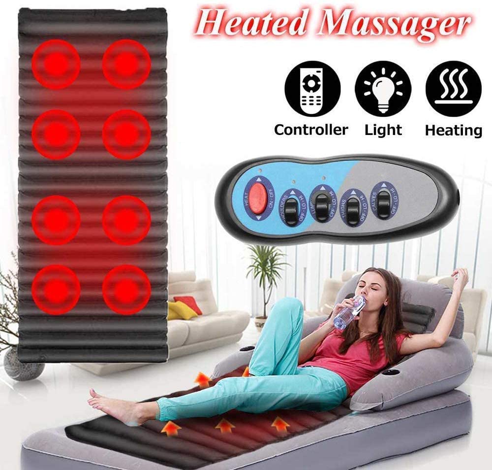 optimale rechargeable vibrating c ring black VEVOR Full-Body Massage Cushion with Heat, 10 Vibration Motor Massage  Cushion Pad, Heating Vibrating Massage Mat & 5 Modes, 3 Intensities, 3  Heating Pads, Fatigue Relief Back Massager for Home Office main image 0
