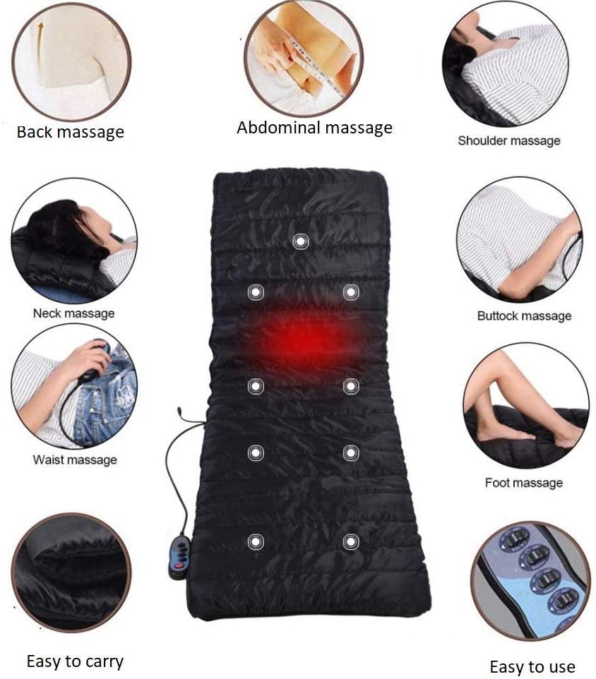 LAMANSH Massage Mattress Electric Full Body Massager Heating Mat, 9 He –  Lamansh