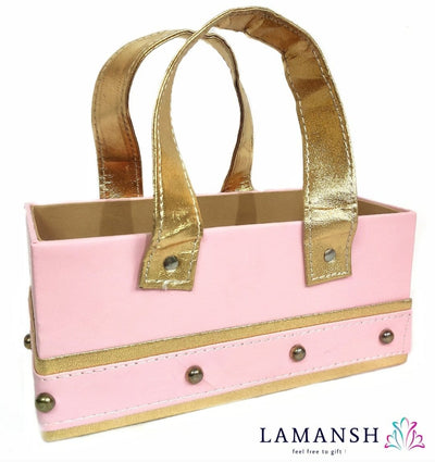 New Jaipur Handicraft Gift Baskets 💛 Pink Lamansh® Pack of 1 Empty Room Gift 🎁Hamper Basket