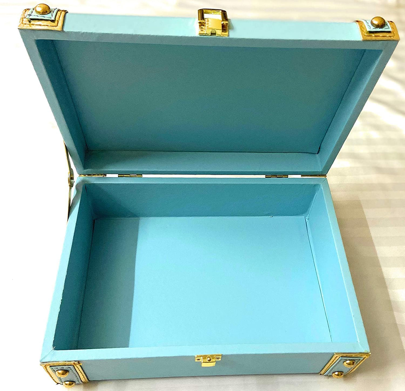 New Jaipur Handicraft Gift Trunks 💛 Cream Lamansh® Luxurious Trunk Box / Beautiful Makeup Box For Jewellery Storage & Gifting 🎁