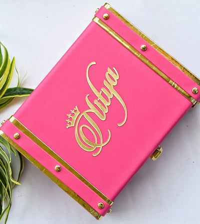 New Jaipur Handicraft Gift Trunks 💛 LAMANSH® Customized Name Trunk boxes with custom name plates / Personalized Trunks Perfect for Gifting 🎁 & Giveaways