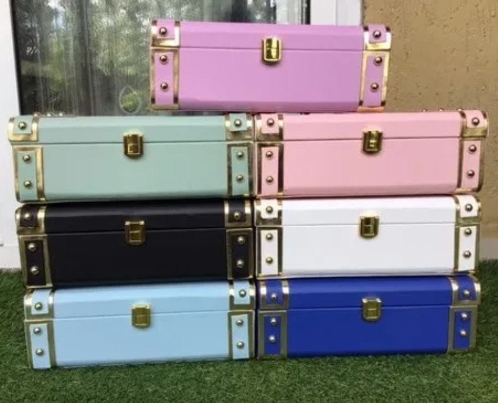 New Jaipur Handicraft Gift Trunks 💛 LAMANSH® Pack of 5 Personalized Trunk boxes with ( at 580 Rs each ) custom name plates / Perfect for Gifting 🎁 & Giveaways