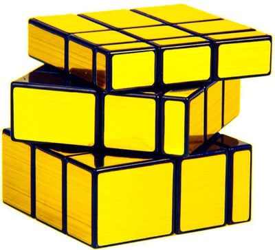 New Jaipur Handicraft Golden Mirror Rubik's Cube - Lamansh