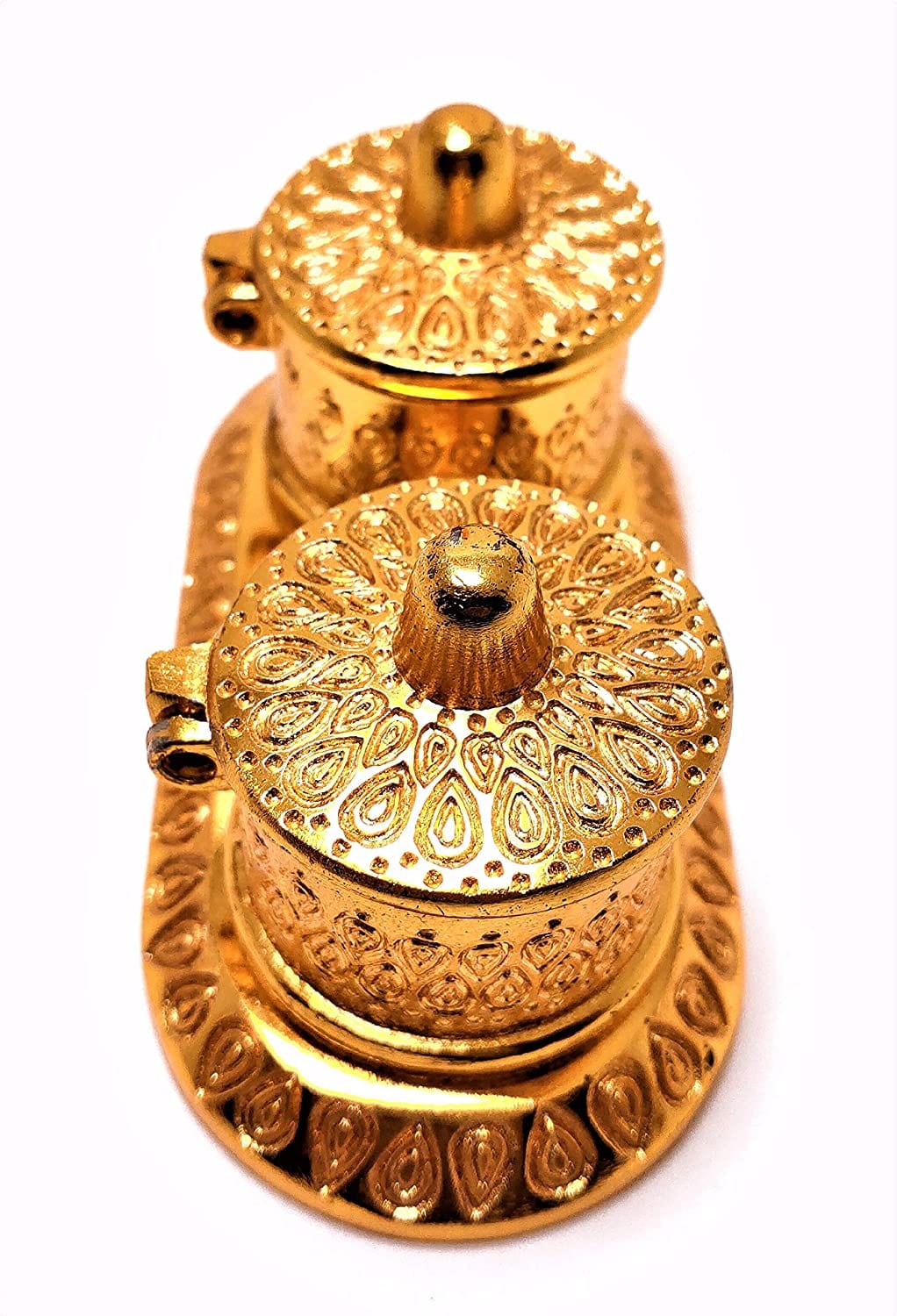 New Jaipur Handicraft Kumkum box Gold / Standard / Brass Kumkum Box New Jaipur Handicraft Brass Kumkum Box 🎁  / Kumkum Box 🎁 / Decorative Showpiece💥/  Chandan Roli Kumkum Chawal Box
/ Gifting Showpiece 🎁🎀