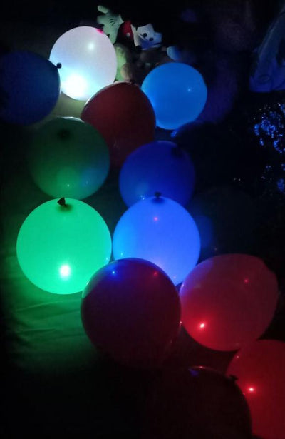 New Jaipur Handicraft LED Balloon 🎈 Multicolor / Pack of 15 Lamansh® Pack of 15 LED BALLOON 🎈 / Light Balloons for birthday Decoration