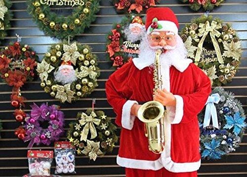 LAMANSH XMAS 🎄🎅🔔❄ Christmas Santa 🎅 Claus Musical Figurine 6