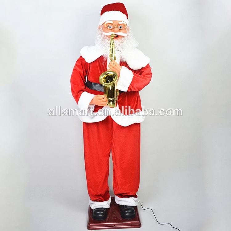 New Jaipur Handicraft XMAS 🎄🎅🔔❄ Christmas Santa 🎅 Claus Musical Figurine 6 Ft - Lamansh