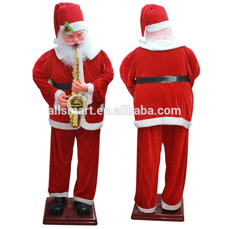 New Jaipur Handicraft XMAS 🎄🎅🔔❄ Christmas Santa 🎅 Claus Musical Figurine 6 Ft - Lamansh