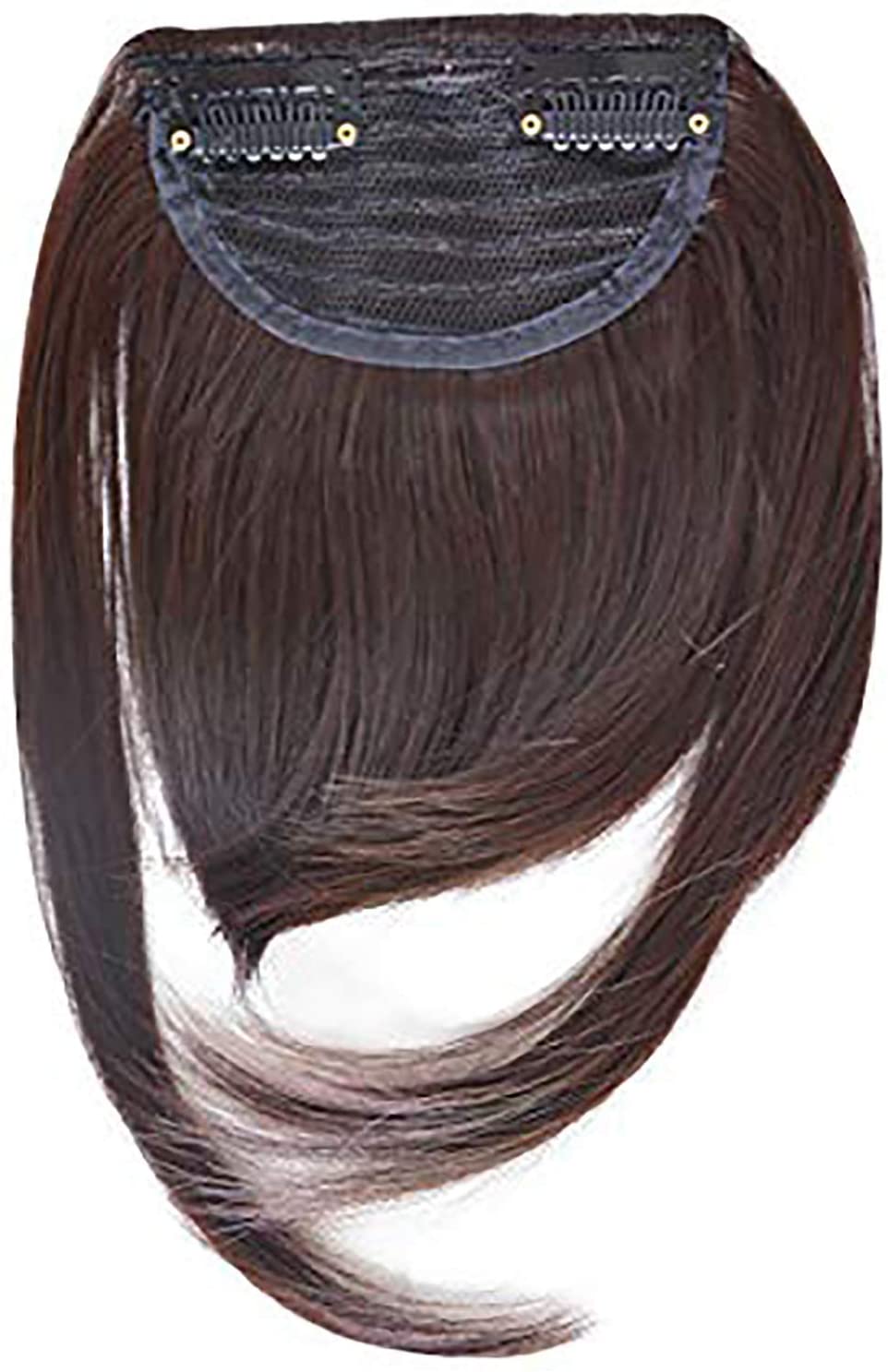 New Jaipur Handicraft Synthetic Hair Black / 14 cm / Hair Bangs 🙍 Lamansh™ Black Front Hair Clip in Hair Bangs For Girls
