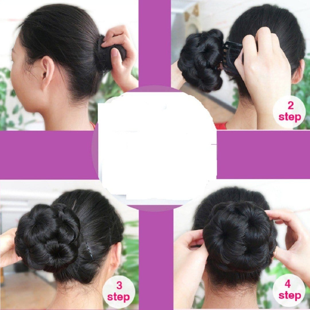 CRIBE Clutch Bun Hair Extension Price in India - Buy CRIBE Clutch Bun Hair  Extension online at Flipkart.com