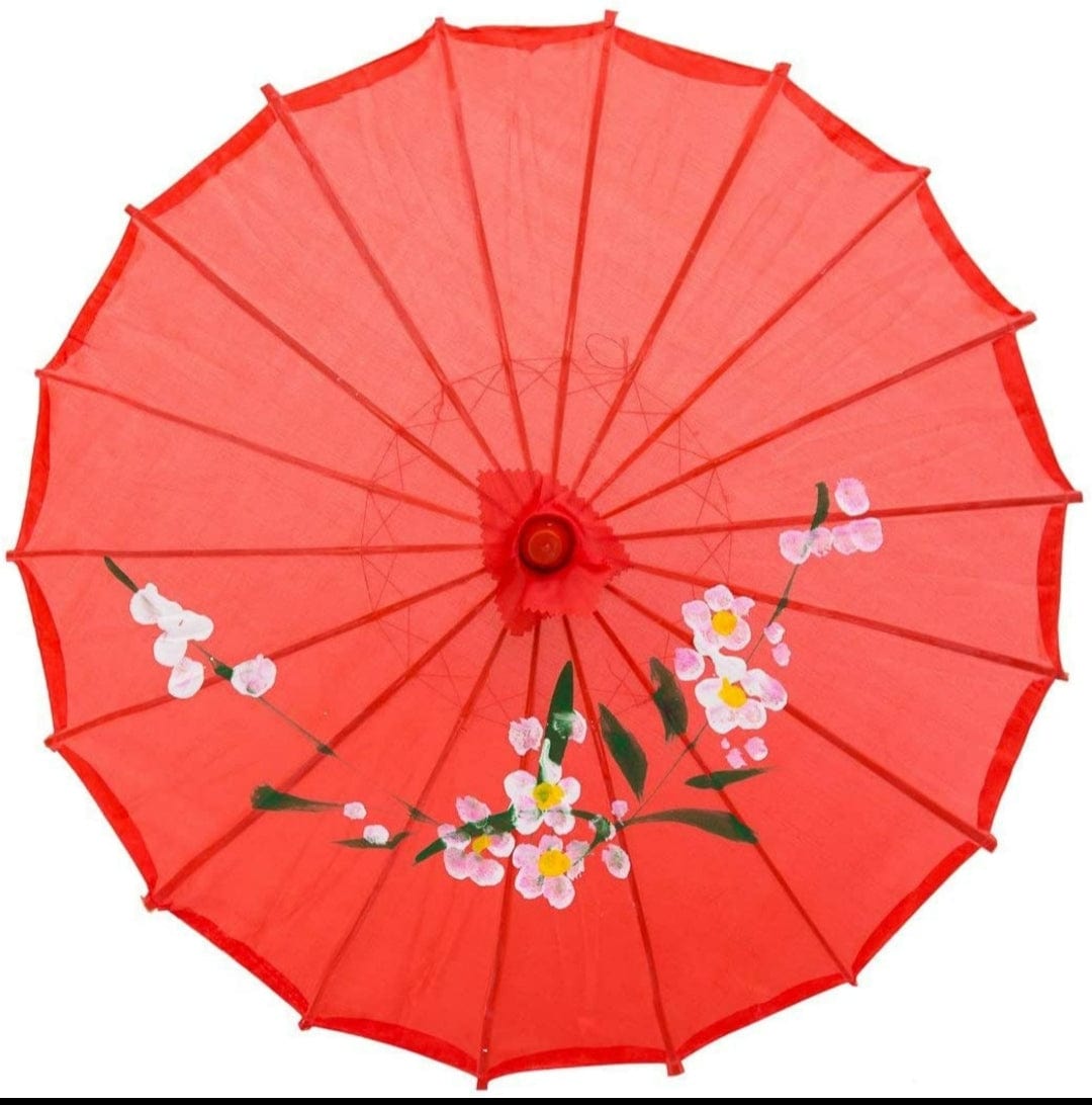 New Jaipur Handicraft Umbrella ☂️ Assorted Colors / 10 Umbrellas Lamansh® Pack of 10 Japanese Wooden Frame Umbrella for Guests in Weddings & Events / Chinese Umbrellas in assorted colors